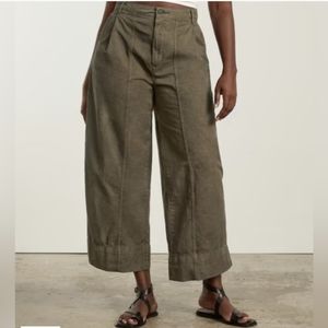 Everlane Olive Wide Leg Pants
